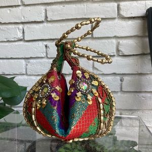 Indian Potli bag hand embroidery Bought from India